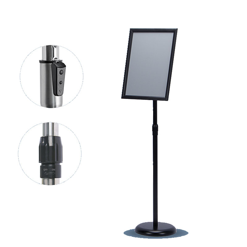 Adjustable Poster Display Floor Stand